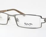 KANSAI YAMAMOTO KY-3083 Brillant Gunmetal Rare Unique Lunettes 53-19-137... - $136.58