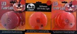 Halloween Jack-O-Lantern Pumpkin LED Strobe Flickering Lights Candle SEL... - $74.89 MXN