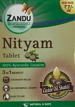 Nityam tablets casto  oil bowel-care-overnight-relief-no-abdominal-cramp... - $9.41