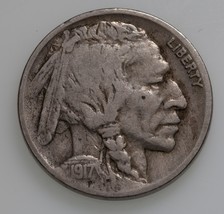 1917-D 5C Buffalo Nickel En Fin État, Naturel Couleur, Lettres Transpare... - $68.20