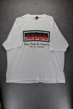 Fruit of the Loom TShirt USA Million Man March The Time Is Now VTG 1995 ... - £31.07 GBP