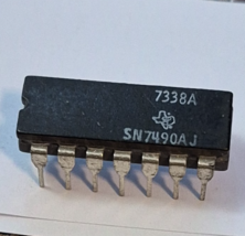 SN7490AJ SN7490 BCD-Output Decade Up Counter IC DIP 14 - MAKE: Texas Ins... - $1.60 CAD