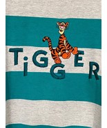 Vintage Disney Store Tigger T Shirt Striped Mens 2XL XXL Embroidered NOS... - £63.75 GBP