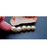5pc Stunning AA+ South Sea Light Golden Cream 10-11.7mm Pearls - 44.10 cts - €72,45 EUR