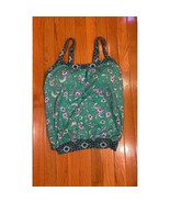 Lands End floral pattern swim top sz 10 DD Blue white turquoise - $193.90 MXN
