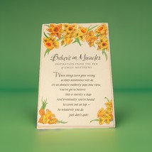 Vtg American Greetings Card Emily Matthew’s Believe In Miracles Well Wis... - $6.95