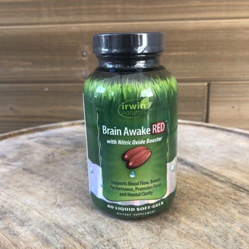 Primary image for Irwin Naturals Brain Awake Red 60 Sgels - Exp 8/24