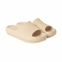32 Degrees Ladies&#39; Size Medium (7.5-8.5) Cushion Slide Shower Sandal, Tan - $11.99