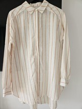 Fatface UK12-14 Linen  Dress Shirt Striped New - £13.72 GBP