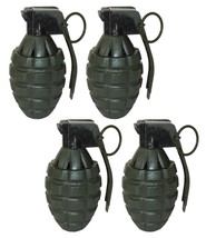 4 Green Toy Pineapple Hand Grenades with Sound Effects - $16.99