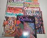 Quilting Magazines Lot of 11 American Quilter Quick Quilts Quiltmaker - $22.98