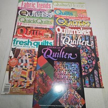 Quilting Magazines Lot of 11 American Quilter Quick Quilts Quiltmaker - £18.21 GBP