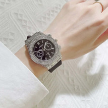 Luxurious Silicone Diamond Womens Quartz Sport Watch - $56.06 CAD