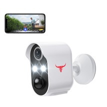 1080P Wireless Security Camera with Spotlights, AI Human Detection, Colo... - $31.67