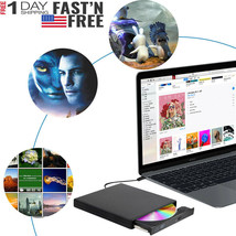 Usb 3.0 Dvd CdRw External Writer Drive Burner Reader Player For Laptop Dell Mac - $35.99