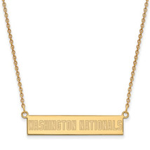 SS GP  Washington Nationals Small Bar Necklace - £77.57 GBP