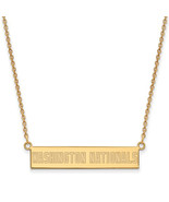SS GP  Washington Nationals Small Bar Necklace - $133.85 CAD