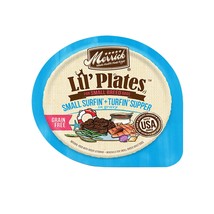 Merrick Lil Plates Grain Free Small Surfin Turfin Supper Dog Food 3.5oz. (Case o - £40.56 GBP