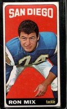 1965 Topps #168 Ron Mix Vg+ Chargers Hof *X95912 - £10.86 GBP