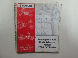 2000 Suzuki Motorcycle & ATV Ready Reference Manual Y Models FACTORY OEM BOOK 00 - $14.87