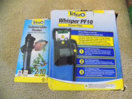 Tetra Whisper Pro PF10 Power Filter &amp; Submersible Heater--FREE SHIPPING! - £19.44 GBP
