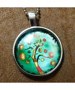 Tree of Life Cabochon Fashion Necklace - $4.01 CAD