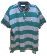 Masters Slazenger Green Hong Kong Striped Augusta National Golf Polo Shi... - $13.51