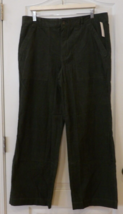 Weatherproof® VIntage wide Leg Stretch Corduroy Pant Green Women&#39;s Sz 14... - $20.47