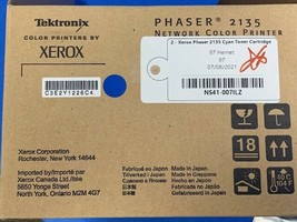 Genuine Xerox Tektronix Phaser 2135 CYAN High Yield Laser Toner 016-1918-00 - $32.66