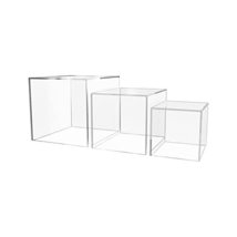 Marketing Holders 12 Inch Clear Acrylic Display Box Versatile Square Ple... - £58.25 GBP