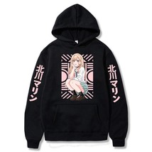 My Dress-Up Darling hoodie  Harajuku Marin Kitagawa Print Unisex Streetwear Loos - £58.01 GBP