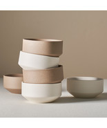 LASSIETTE DILLO Art Objet Rice Bowl Dinnerware Brown / White - $34.45