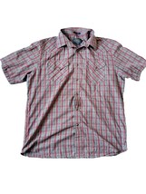 Pendleton Frontier Pearl Snap Plaid Short Sleeve Western Button Up Shirt... - $28.70