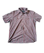 Pendleton Frontier Pearl Snap Plaid Short Sleeve Western Button Up Shirt... - £22.57 GBP
