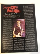1995 Green Day Mike Dirnt Magazine article Vintage Clipping One Page - £6.99 GBP