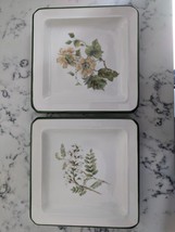 Tiffany Boutique Made in Italy 6.5&quot;x6.5&quot; Ceramic Plate Set - £80.18 GBP