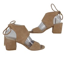 KENNETH COLE NY Vito Women&#39;s 7.5 Beige Suede Leather Block Heel Sandals ... - $735.56 MXN