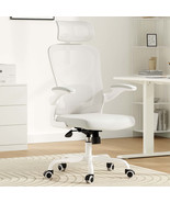 Premium White Ergonomic High-Back Office Desk Chair - $1,991.01 MXN