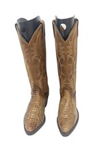 Dan Post Genuine Python Western Cowboy Exotic Boots Women’s Made In USA ... - £134.52 GBP