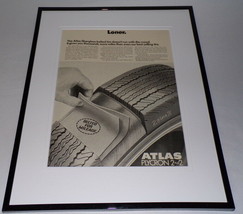 1959 Atlas Plycron Tires 11x14 Framed ORIGINAL Vintage Advertisement - $49.49