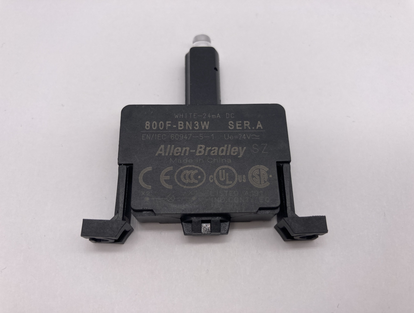 Allen-Bradley 800F-BN3W SER.A LED Light Module - $12.50