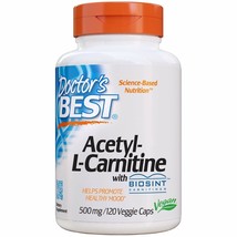 Doctor’s Best Acetyl-L-Carnitine with Biosint Carnitines, Non-GMO, Vegan, Glu... - £39.18 GBP