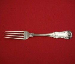 King by Jones, Low and Ball Coin Silver Dinner Fork 8&quot; Flatware - $2,692.38 MXN