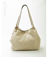 OFF-WHITE/IVORY MICHAEL KORS PEBBLED LEATHER SHOULDER BAG PURSE! - $117.81