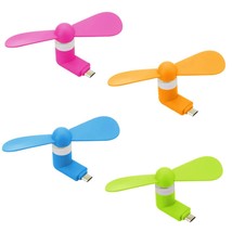 Personal Mini Usb Fans For Cellphones - 4 Pack Portable Cell Phone Fan S... - £15.97 GBP
