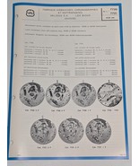 Valjoux 19-1/2&quot; Cal. 7720 7721 Chronograph Technical Bulletin Parts Diag... - $51.34 CAD