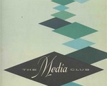 The Media Club Menu Atop the Lennox Hotel St Louis Missouri 1960 - $67.32