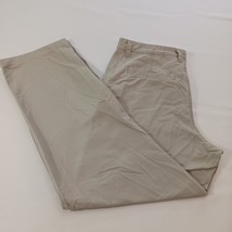 Columbia AM8142 Mens Pants 34 (Fits 34x31) Cream Ripstop Outdoor Trouser... - €13,63 EUR