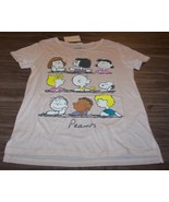 WOMEN&#39;S TEEN Peanuts SNOOPY CHARLIE BROWN LUCY LINUS T-shirt XS NEW w/ TAG - $27.08 CAD