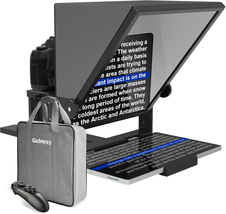 20-Inch HD Wide-Angle Teleprompter, Manually Adjustable in Height and Co... - $247.89